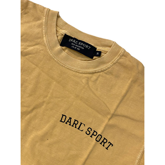 Darc Sport Men's Wolves Club Distressed Graphic Print Cap Sleeve Tee T-Shirt - Picture 3 of 3